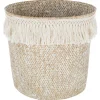 atmosphera Cestas Y Baúles|Estilo Étnico>Cesta Decorativa Ete C/Flecos 26x23Cm