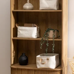 atmosphera Cestas Y Baúles>Cesta LOE gris 20x30cm