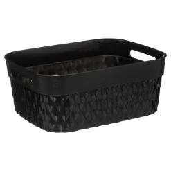 5five Accesorios De Almacenamiento>Cesta Negra Rectangular 8.5L