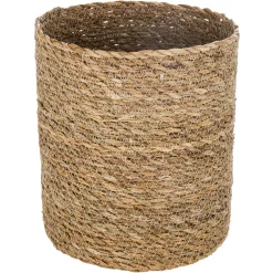 Cestas Y Baúles|Estilo Étnico>Cesta Seagrass Natural Tam.4/4 27x27Cm