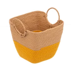 5five Cestas De Almacenamiento>Cesto De Almacenaje Baño Solar Ocre