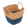 5five Cestas De Almacenamiento>Cesto De Almacenaje Baño Solar Azul Petróleo