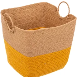 5five Cestas De Almacenamiento>Cesto De Almacenaje Baño Solar Ocre