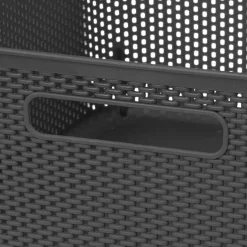 5five Cestas Y Palanganas>Cesto De Almacenaje De Crochet Gris 11L