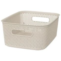 5five Bancos Y Escaleras>Cesto De Almacenaje De Crochet Beige 4L