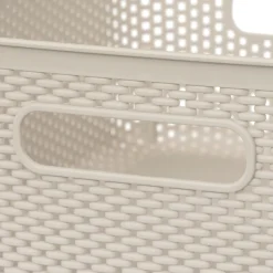 5five Bancos Y Escaleras>Cesto De Almacenaje De Crochet Beige 4L