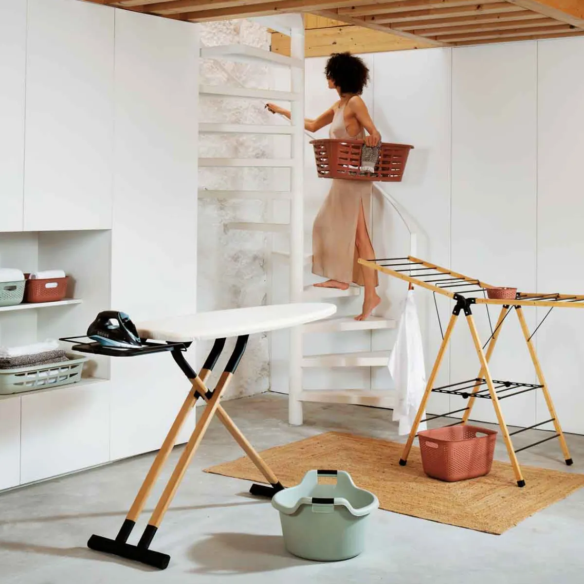 5five Cestas Y Palanganas>Cesto de almacenaje TILA verde 3.5l