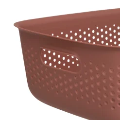 5five Cestas Y Palanganas>Cesto de almacenaje TILA terracota 10l