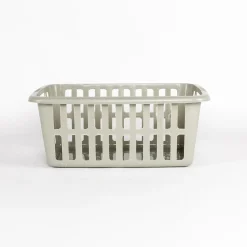 Cestas Y Palanganas>Cesto para colada alto verde 40L