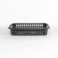 Cestas Y Palanganas>Cesto para colada bajo gris 20L