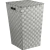 5five Cestas Para La Ropa Sucia>Cesto P/Ropa Sucia Poliéster/Metal Gris