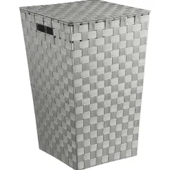 5five Cestas Para La Ropa Sucia>Cesto P/Ropa Sucia Poliéster/Metal Gris