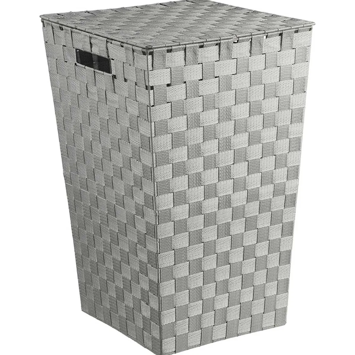 5five Cestas Para La Ropa Sucia>Cesto P/Ropa Sucia Poliéster/Metal Gris