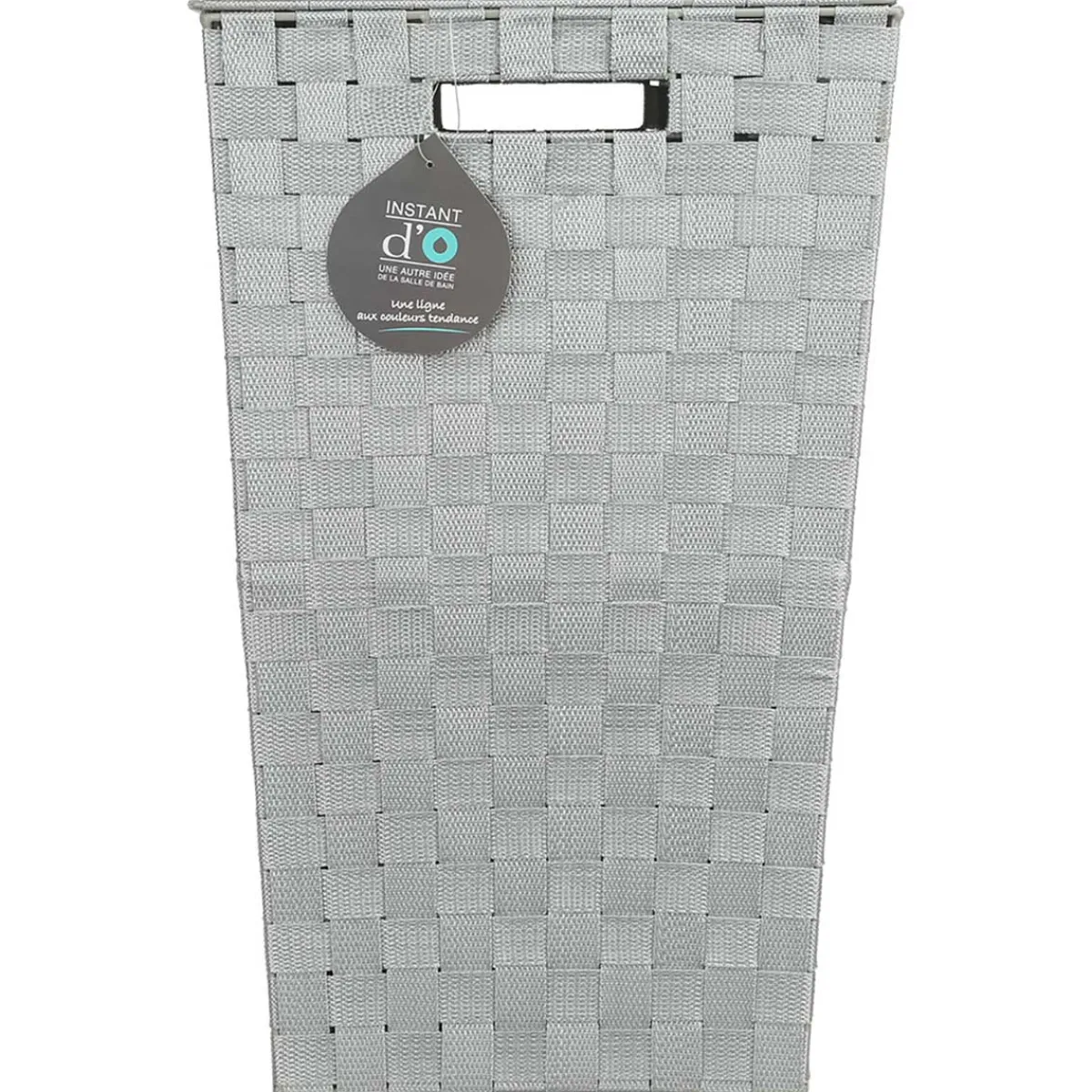 5five Cestas Para La Ropa Sucia>Cesto P/Ropa Sucia Poliéster/Metal Gris