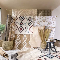 atmosphera Cestas Y Baúles|Estilo Étnico>Cesto Redondo Ajoure 26x26.5Cm