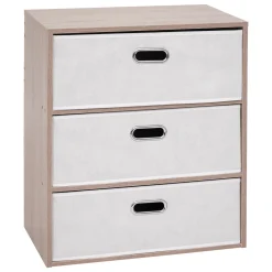 5five Armarios, Estantes Y Estanterías.>Cómoda con 3 cajones beige 60cm