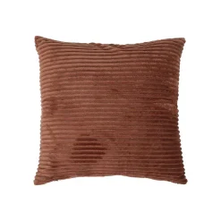 atmosphera Cojines Y Fundas Decorativas>Cojín ARUM rayas marrón 38x38cm