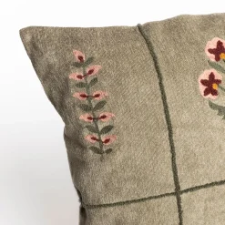 hôma Cojines Y Fundas Decorativas>Cojín BOUQUET verde 50x50cm