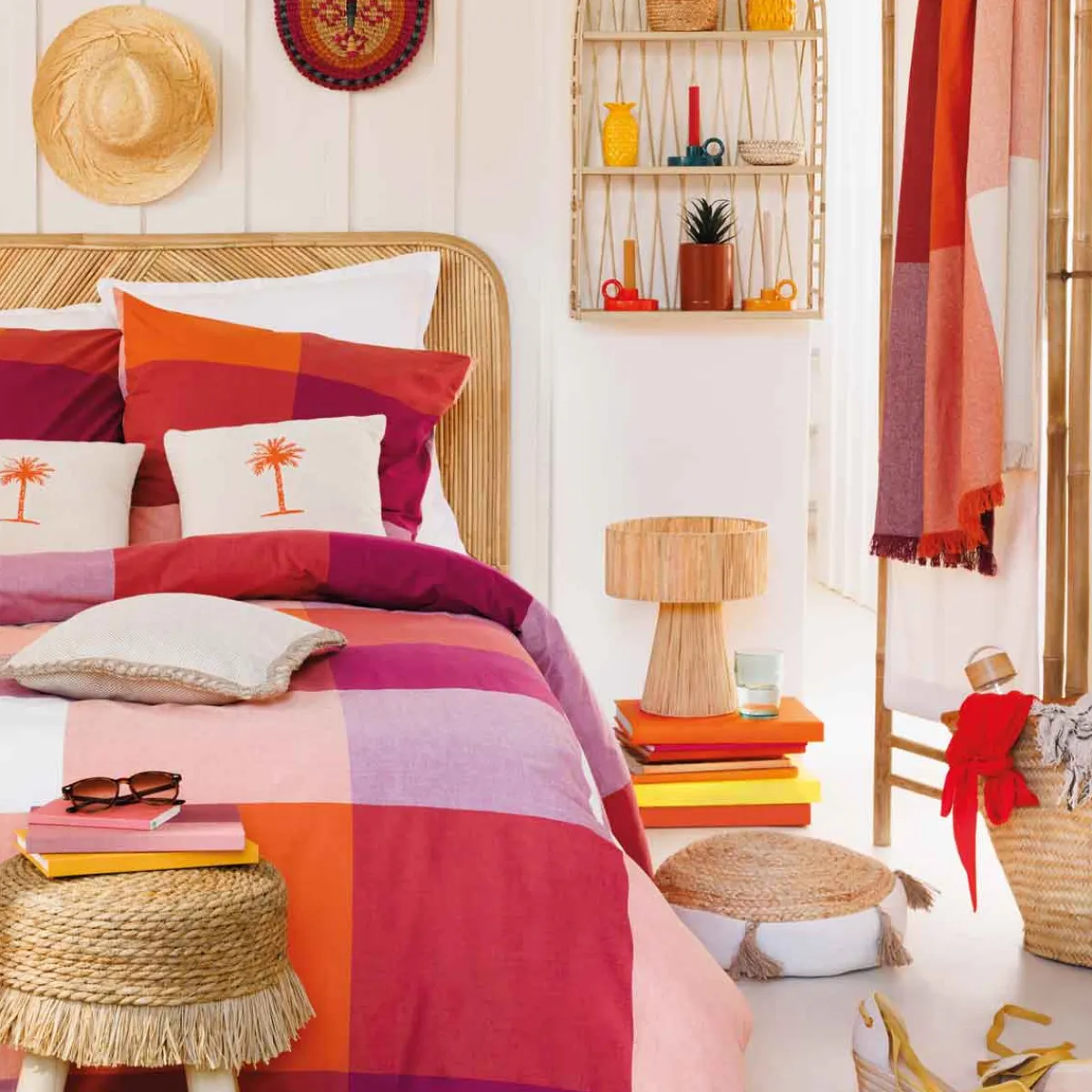 atmosphera Cojines Y Fundas Decorativas>Cojín decorativo bordado YUCATAN 38x38cm