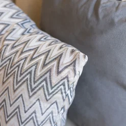 Cojines Y Fundas Decorativas>Cojín decorativo VEXUS gris y beige 50x50cm