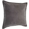 atmosphera Cojines Y Fundas Decorativas>Cojín LILOU gris oscuro 45x45cm