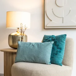 atmosphera Cojines Y Fundas Decorativas>Cojín Otto Azul 30x50Cm