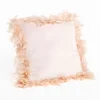 Cojines Y Fundas Decorativas>Cojín rosa claro de terciopelo 40x40cm