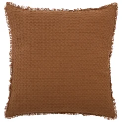 atmosphera Cojines Y Fundas Decorativas>Cojín The Floral Waffle Terracota 45x45cm