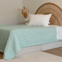 Edredones Y Colchas>Colcha DAISY azul 220x240cm