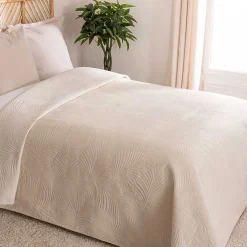 atmosphera Edredones Y Colchas>Colcha Wonderly Beige 260x240Cm