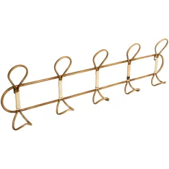 atmosphera Perchas Y Travesaños|Estilo Étnico>Colgador De Pared De Metal 76x7.5x22.5Cm