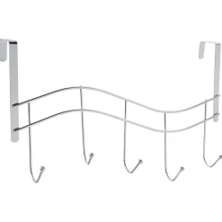 Perchas Y Travesaños>Colgador De Puerta C/5 Ganchos