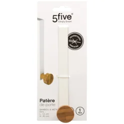 5five Perchas Y Travesaños>Colgador De Puerta Individual De Bambú