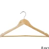 5five Perchas Y Travesaños>Conjunto de 8 perchas de madera