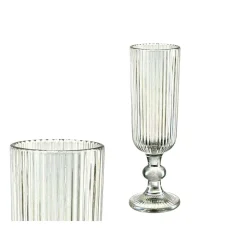 Copas>Copa De Champán Rayas Verde 16Cl