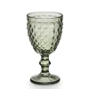 Copas>Copa De Vino Diamante De Vidro Verde 250ml