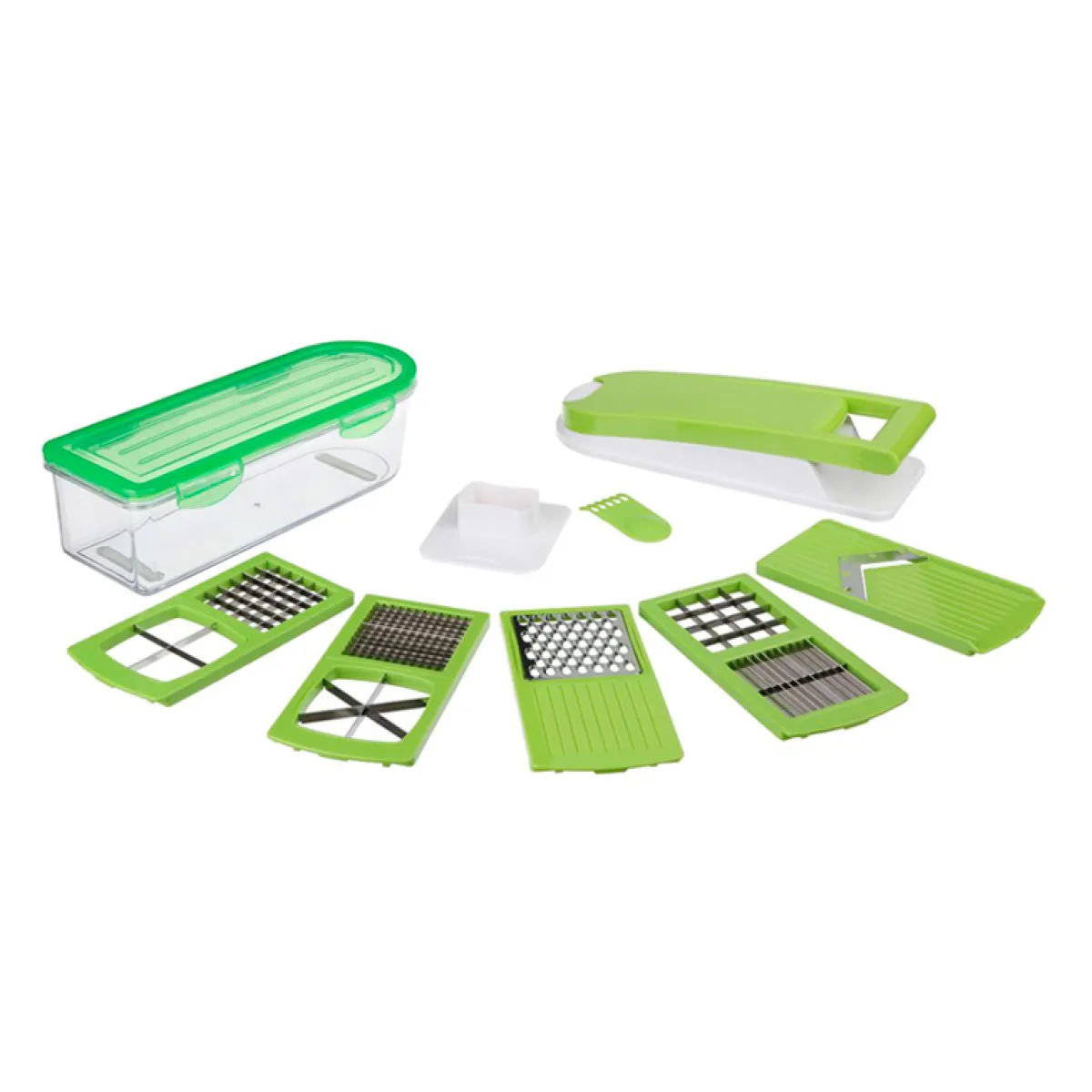 5five Placas Calefactoras Y Tablas De Cortar>Cortador De Verduras Con 12 Accesorios