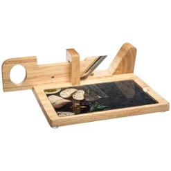 secret d'gourmet Placas Calefactoras Y Tablas De Cortar>Cortadora Charcutería Con Tabla Madera