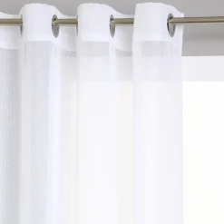 atmosphera Cortinas>Cortina Blanca Efecto Rayas 140x240Cm