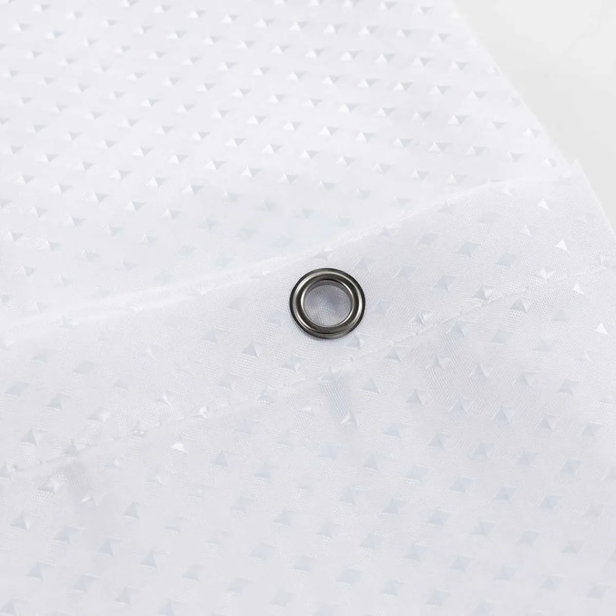 Cortinas Y Alfombras Antideslizantes>Cortina De Ducha Blanca Diamante 180x200cm