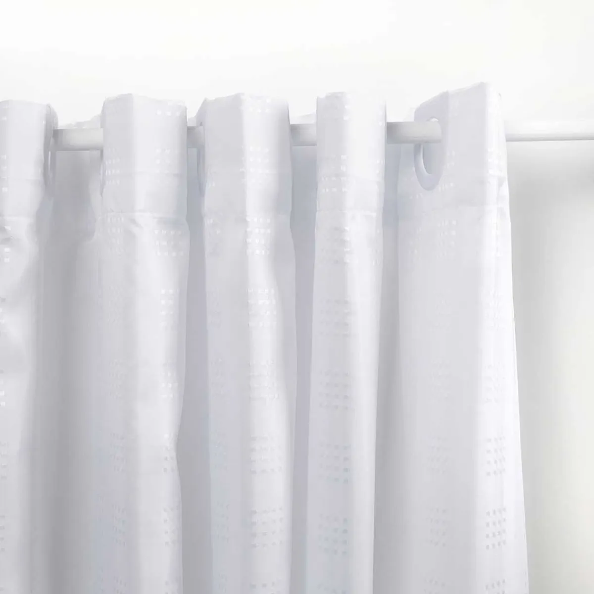 Cortinas Y Alfombras Antideslizantes>Cortina De Ducha Blanca 180x200cm