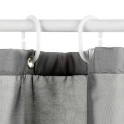 5five Cortinas Y Alfombras Antideslizantes>Cortina De Ducha De Poliéster Gris