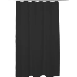 5five Cortinas Y Alfombras Antideslizantes>Cortina De Ducha De Poliéster Negra