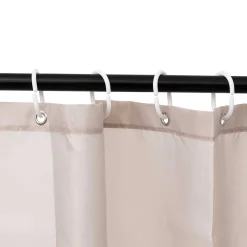 5five Cortinas Y Alfombras Antideslizantes>Cortina De Ducha Poliéster Color Lino