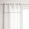 atmosphera Cortinas>Cortina Fred Blanco Y Rayas Negro 140x240cm
