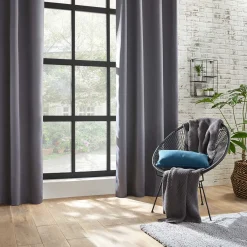 atmosphera Cortinas>Cortina Gris Oscuro Opaca 140x260Cm