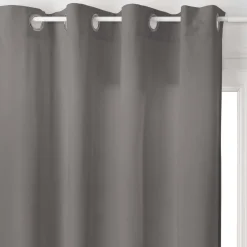 atmosphera Cortinas>Cortina LILOU gris oscuro 140x260cm