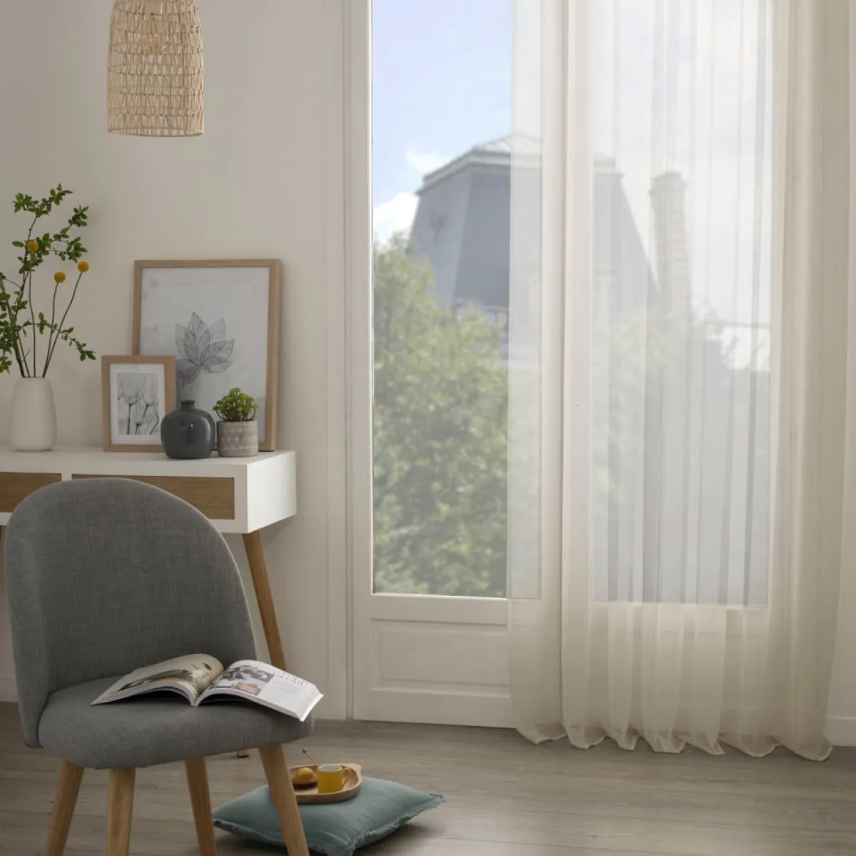 atmosphera Cortinas>Cortina MOLY lino 135x240Cm