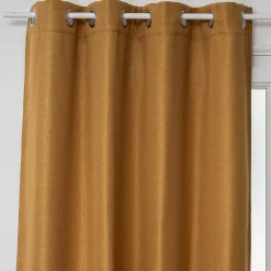 atmosphera Cortinas>Cortina Opaca Elena Ocre 140x260Cm
