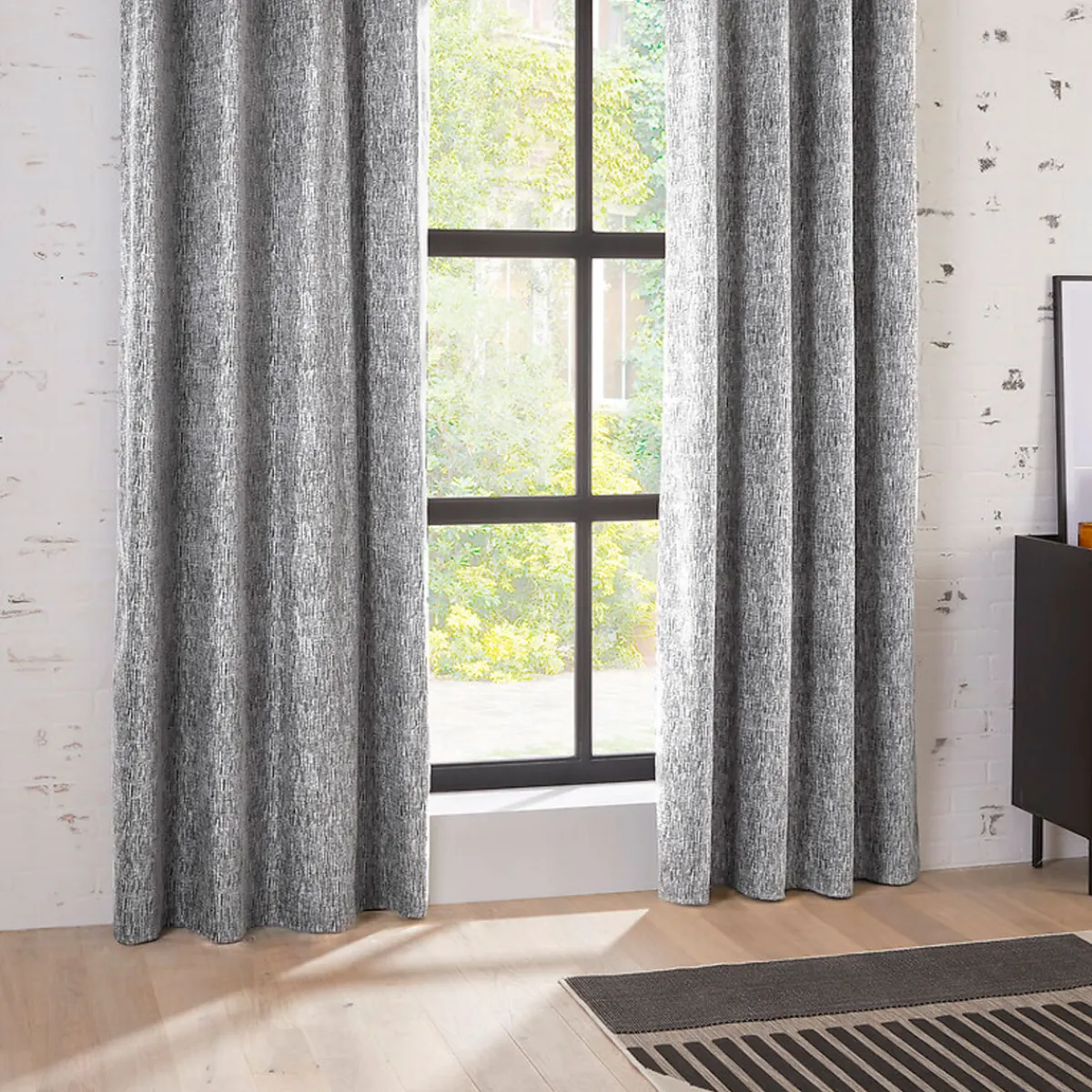 atmosphera Cortinas>Cortina Opaca Pio Gris 140x260Cm